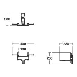 Armitage Shanks Portman 21  Concealed Wash Basin Bracket