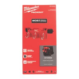 Milwaukee PACKOUT Side Mount 3 Hook Rail