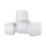 Hep2O  Plastic Push-Fit Reducing Keyless Tee 15mm x 10mm x 10mm