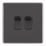 Arlec  10A 2-Gang 2-Way Light Switch  Black Nickel