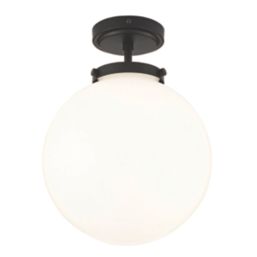 Spa Porto Ceiling Light Fitting Black
