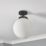 Spa Porto Ceiling Light Fitting Black