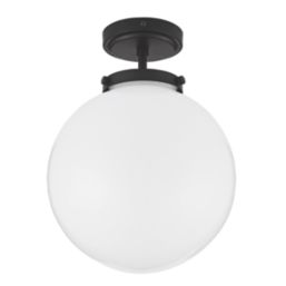 Spa Porto Ceiling Light Fitting Black