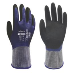 Wonder Grip WG-518W Oil Plus Gloves Purple X Large