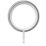 Rothley Silver Steel Curtain Rings 28mm 10 Pack