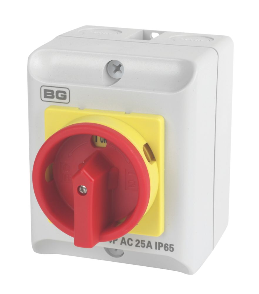 British General CPRSD425 25A 4-Pole Rotary Isolator Switch NO
