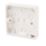Crabtree Capital 1-Gang Surface Pattress  Back Box 20mm