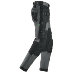 Snickers 6902 Stretch Work Trousers Steel Grey 38" W 32" L