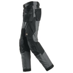 Snickers 6902 Stretch Work Trousers Steel Grey 38" W 32" L