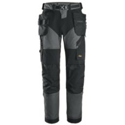 Snickers 6902 Stretch Work Trousers Steel Grey 38" W 32" L