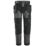 Snickers 6902 Stretch Work Trousers Steel Grey 38" W 32" L