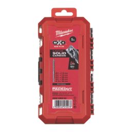 Milwaukee MX4 SDS Plus Shank Masonry Drill Bits 5 Piece Set