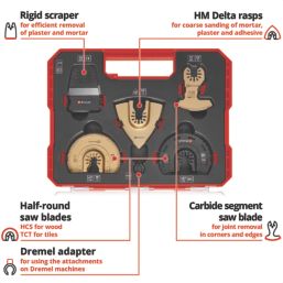 Einhell   Multi-Material Multi-Tool Accessory Kit 10 Pieces