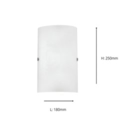 Eglo Troy 3 Wall Light Silver