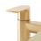 Highlife Bathrooms Rona Deck-Mounted Bath Filler Brushed Brass