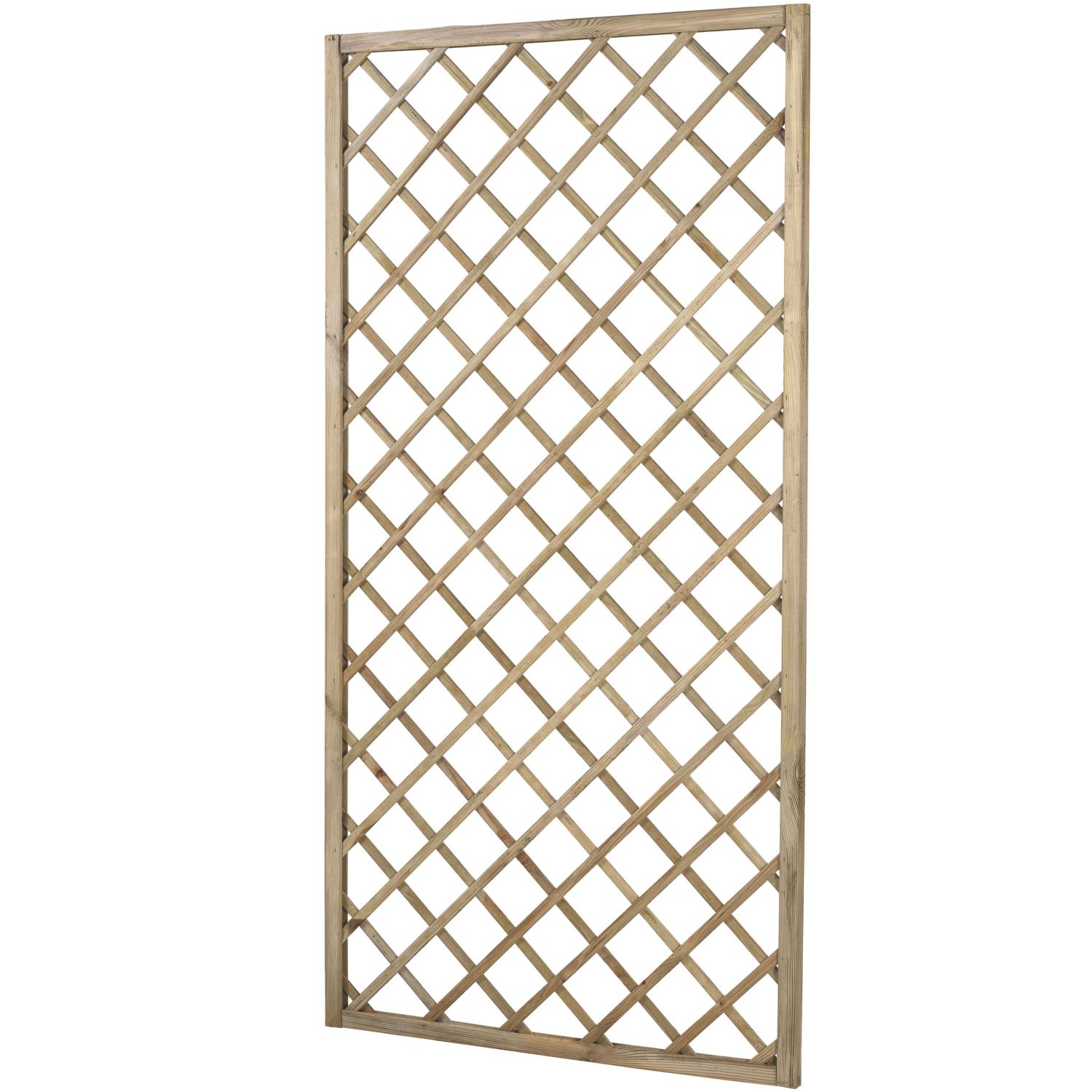 Forest Hidcote Softwood Rectangular Garden Trellis 3' x 6' 10 Pack (945KP)