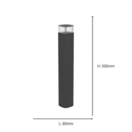 Eglo Castelnuovo 500mm Outdoor Post Light Black