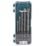 Makita  Straight Shank Masonry Drill Bit Set 5 Pieces