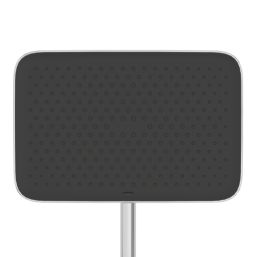 Swirl Kuhli HP Rear-Fed Exposed Chrome Thermostatic Multi-Head Shower