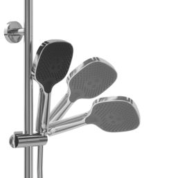 Swirl Kuhli HP Rear-Fed Exposed Chrome Thermostatic Multi-Head Shower