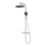 Swirl Kuhli HP Rear-Fed Exposed Chrome Thermostatic Multi-Head Shower