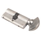 ERA  6-Pin Euro Cylinder Thumbturn Lock 35-35 (70mm) Satin Nickel