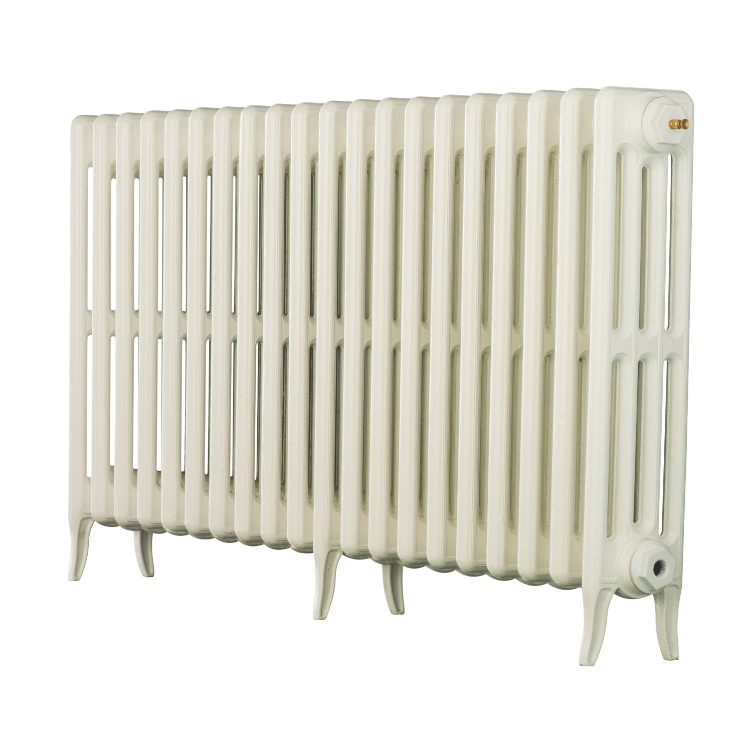 Arroll 660mm x 1114mm 4790BTU White Cast Iron 4 Column Radiator (9465F)
