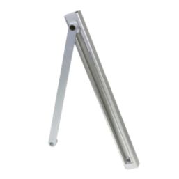 Fire Rated Overhead Slide Arm & Channel Silver