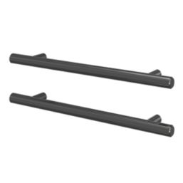 Essentials Annatto T Bar Handles Titanium 220mm 2 Pieces