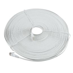 Labgear White Unshielded RJ45 Cat 6 Patch Lead 20m
