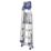 Werner Aluminium 1.45m 4 Step Platform Step Ladder With Handrail