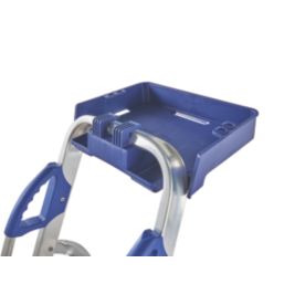 Werner Aluminium 1.45m 4 Step Platform Step Ladder With Handrail