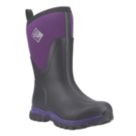 Muck Boots Arctic Sport II Mid Size 8 Womens Black/ Acai Non Safety Wellies