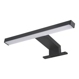 LAP Craven 300mm LED Mirror Light Black 9W 900lm