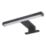 LAP Craven 300mm LED Mirror Light Black 9W 900lm