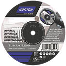 Norton  Multi-Material Cutting Disc 5" (125mm) x 1.6 x 22.23mm 5 Pack