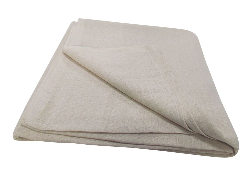 Fortress Cotton Twill Dust Sheet 24' x 3' Screwfix
