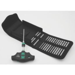 Wera Kraftform Kompakt 400 RA Imperial 1 Interchangeable Ratchet Screwdriver Set 17 Pieces