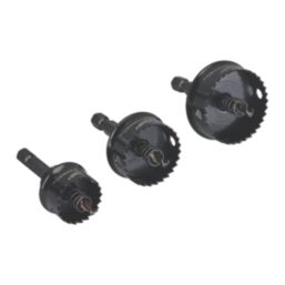 Milwaukee SHOCKWAVE 3-Saw Metal Impact Duty Holesaw Set