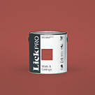 LickPro  Eggshell Red 02 Emulsion Paint 2.5Ltr