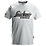 Snickers 2590 Logo Short Sleeve T-Shirt Grey Melange Small 36" Chest