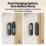 Reolink D340B (Gen 2)  Wireless Battery & Hardwired WiFi Video Doorbell with Chime Black