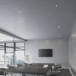 Lexco Tauri Fixed  Fire Rated LED Downlight Brushed Nickel 8W 500-800lm