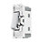 British General Nexus 20A Grid SP Centre Off Control Switch Brushed Steel