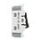 British General Nexus 20A Grid SP Centre Off Control Switch Brushed Steel