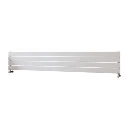 Ximax Oceanus 295mm x 1800mm 2075BTU White Horizontal Designer Radiator