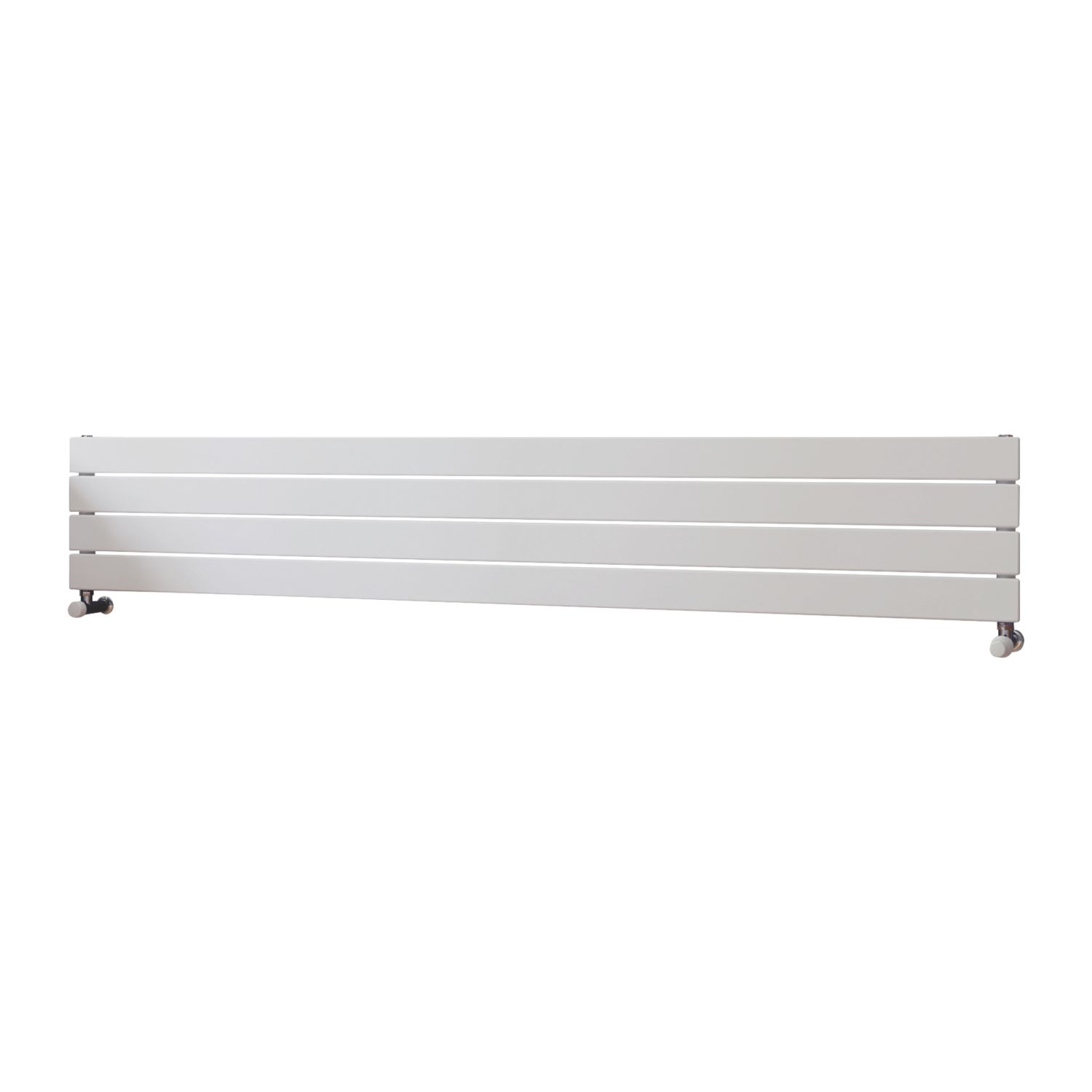 Ximax Oceanus 295mm x 1800mm 2075BTU White Horizontal Designer Radiator (946TR)