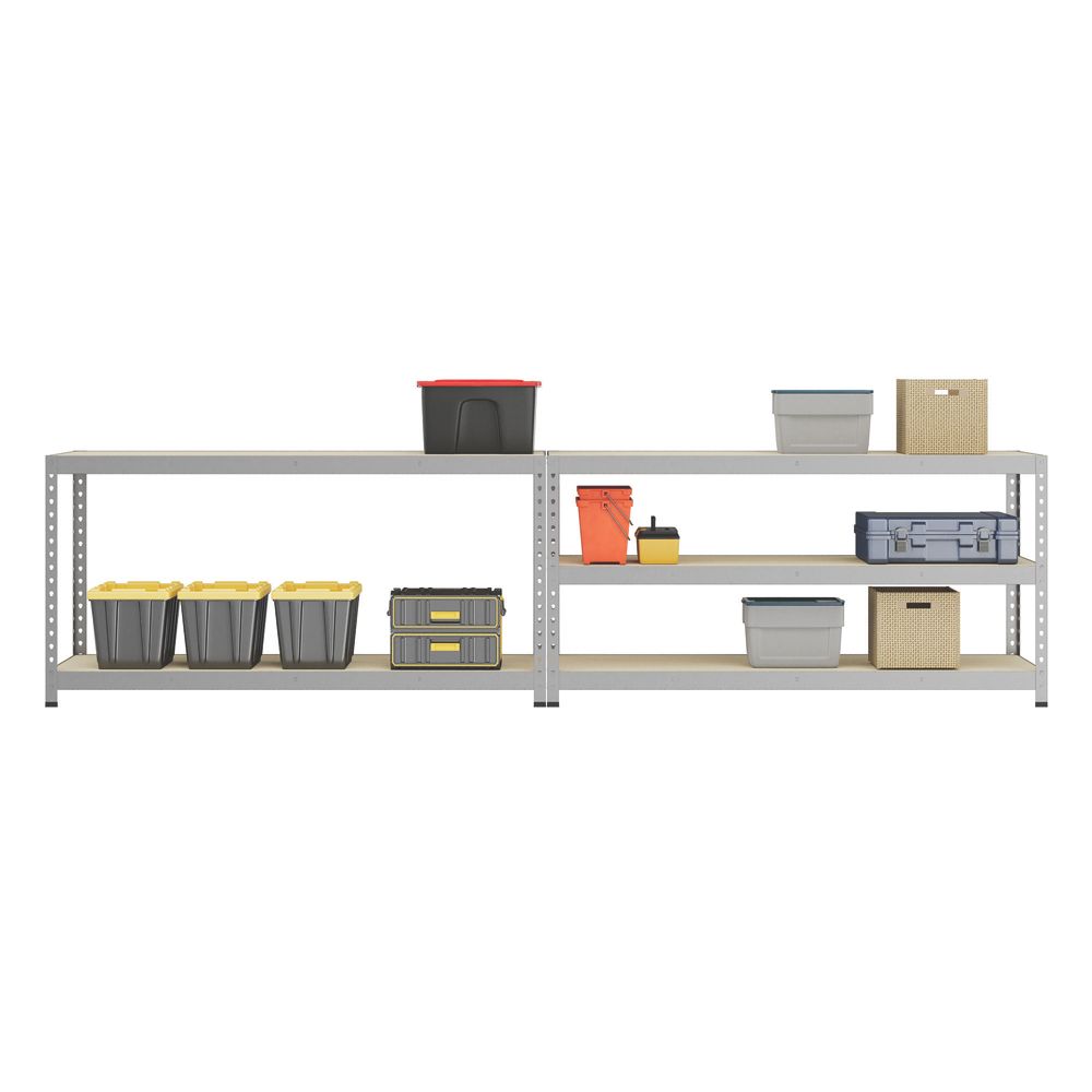 RB Boss Fastlok UDL/PC 5-Tier Metal Garage Shelving Unit 1600mm X 600mm X 1800mm - Screwfix