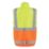 Regatta Pro Zip Collar Vest Hi-Vis Vest Yellow/Orange 2X Large 47" Chest