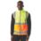 Regatta Pro Zip Collar Vest Hi-Vis Vest Yellow/Orange 2X Large 47" Chest